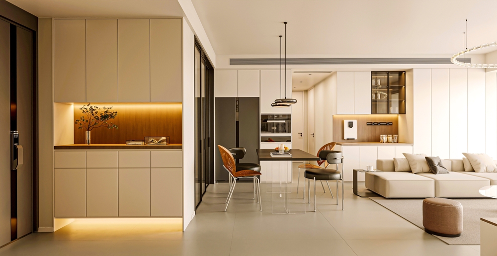 How does functional lighting shape the way we move through and use a space