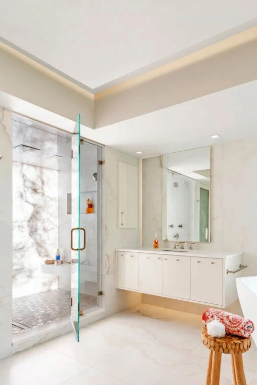 backlit stone interiors